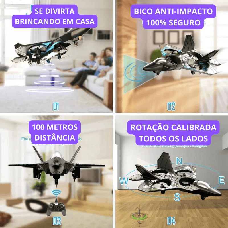 Jatinho Drone de Controle Remoto | ENVIO 24H + RASTREIO | Varie™