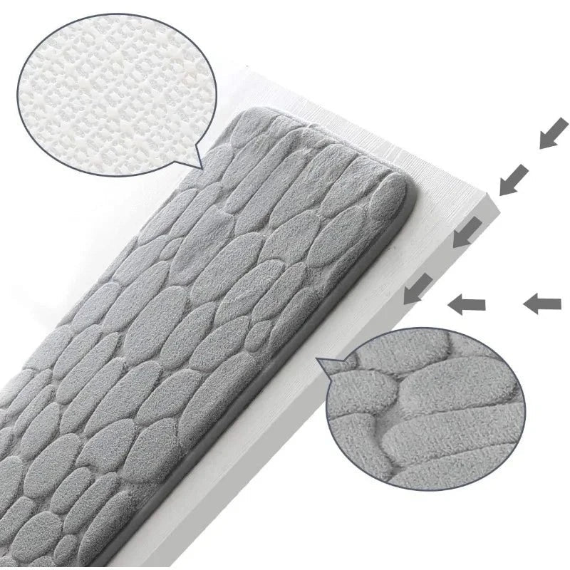Tapete Para Banheiro  Com Relevo Antiderrapante